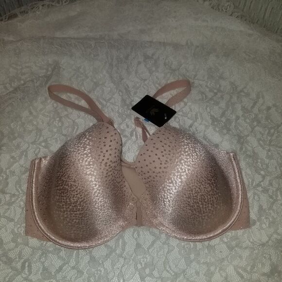 Wacoal Womens Back Appeal Front Close T-Shirt Bra Cream 853403 Size 32DDD - Picture 10 of 16